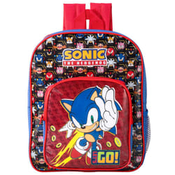 Sonic Deluxe Backpack Sonic The Hedgehog Boys Kid Children School