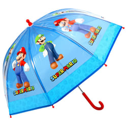 Super Mario & Luigi Kids Blue Dome Rain Umbrella
