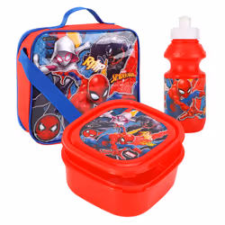 Marvel Spider-Man & Ghost Spider Insulated 3 Piece Lunch Bag Set Boys
