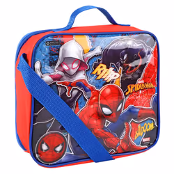 Marvel Spider-Man & Ghost Spider Insulated 3 Piece Lunch Bag Set Boys