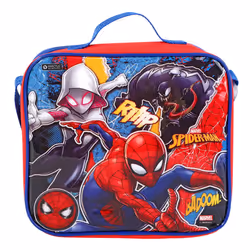 Marvel Spider-Man & Ghost Spider Insulated 3 Piece Lunch Bag Set Boys