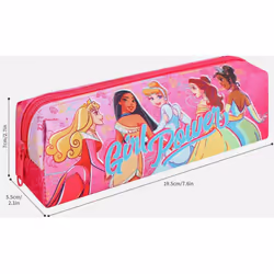 Disney Princess Pencil Case Back To School Zipped Stationery Holder