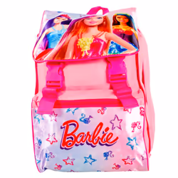 Pink Barbie 40cm Square Backpack - Fun & Stylish for Girls