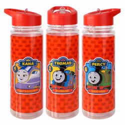 Thomas & Friends Plastic Sports Water Bottle With Straw Drinkware