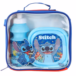 Stitch Insulated 3 Piece Lunch Bag, Sandwich Box & Bottle Set