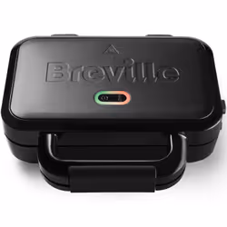 Breville DEEPER FILL SANDWICH TOASTER, Black, Plastic, Stainless steel, 850 W, 276 mm, 235 mm, 94 mm