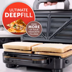 Breville DEEPER FILL SANDWICH TOASTER sandwich maker 850 W Black