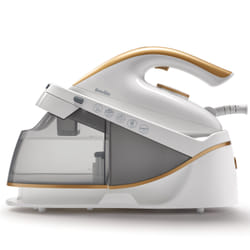 Breville PRESSXPRESS 2400W STEAM GENERATOR Steam iron Ceramic soleplate Gold, White