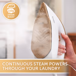 Breville PRESSXPRESS 2400W STEAM GENERATOR Steam iron Ceramic soleplate Gold, White