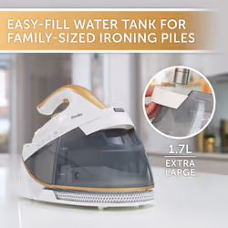 Breville PRESSXPRESS 2400W STEAM GENERATOR Steam iron Ceramic soleplate Gold, White