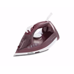 Breville VIN412, Steam iron, Ceramic soleplate, 2 m, 35 g/min, Burgundy, Silver, 35 g/min