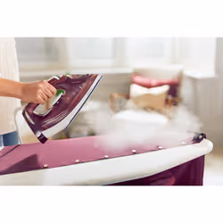 Breville VIN412 iron Steam iron Ceramic soleplate 2400 W Burgundy, Silver