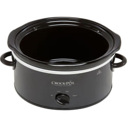 Crockpot CSC078 Slow Cooker Removable Easy Clean Ceramic Bowl 3.7L Slow Cooker Black