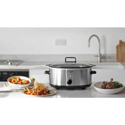 Crock-Pot CSC085 slow cooker 3.5 L 180 W Black, Stainless steel