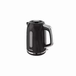 Breville Bold Black Electric Kettle | 1.7L | 3kW Fast Boil | Black & Silver Chrome [VKT221]