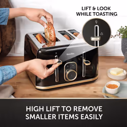 Breville Aura 4 0 4 slice(s) 2100 W Black