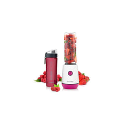 Breville Blend Active Personal Blender & Smoothie Maker | 350W | 2 Portable Blend Active Bottles (600ml) | Leak Proof Lids | White & Pink [V