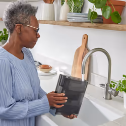 Breville Instant HotCup Hot Water Dispenser | 3kW Fast Boil | 1.4L Large Capacity | Energy Efficient | Brita Filter Included | Metallic Black [VKT241]
