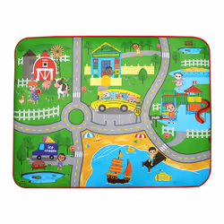 Cocomelon Large Kids Toy EVA Foam Playmat Giant Room Car Activity Carpet Bedroom