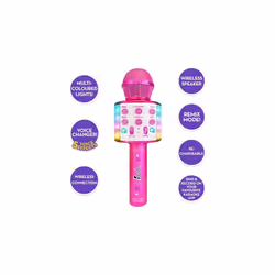 Barbie Bright Voicemaster Wireless Microphone & Speaker Karaoke