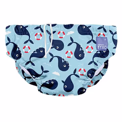 Bambino Mio SWPXL-WHA, Reusable swim diaper, Boy/Girl, XL, 12 kg, 15 kg, Pattern