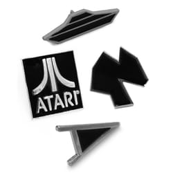 Official Asteroids Arcade Pin Badge Set