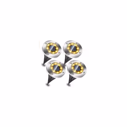 Solar Garden Light IP65 (Pack of 4) - Warm Light 3000K