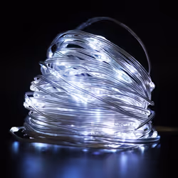 ExtraStar100 LEDs Fairy Lights10M/33ft Decorative Fairy Battery Powered String Lights with 8 Modes, Waterproof Copper Wire Li ...