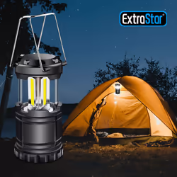 ExtraStar Mini LED Camping Lantern, powered by 3xAAA Batteries