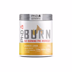 Burn Pre Workout Powder with L Carnitine for Women and Men, Rich in CLA, High Caffeine for pre-Workout, Sherbert Lemon Flavou ...