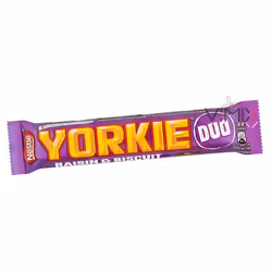 Nestle YORKIE Raisin & Biscuit Duo Chocolate Bars 24 x 66 g