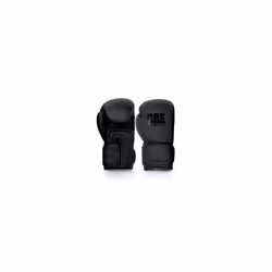 BBE Matte Black Sparring Bag Boxing Gloves Ultimate Protection Sleek Design - 12oz