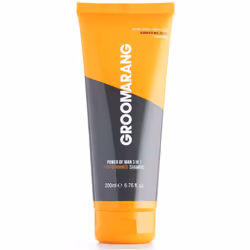 Groomarang Mens Shampoo - âPower of Man' 3 in 1 Performance Ginseng Extract Shampoo for Men 200ml