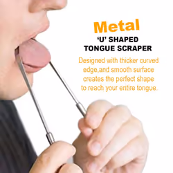 Gum Oil - Made from 100% Pure Botanical Oils (Extra Strength) 15ml includes Stainless Steel Tongue Scraper