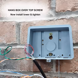 1STec BT66b Grey external use enclosure for BT Openreach Telephone cable above ground weatherproof connection junction box + 6 waterproof gel filled