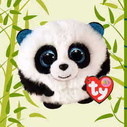 Puffies Soft Plush Toy Multipack | Munchkin, Bamboo, Prince | 4 Inch Collectible Cuddly Stuffed Beanie Baby Teddy x3