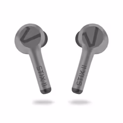 Veho STIX II True Wireless Earphones – Platinum Grey