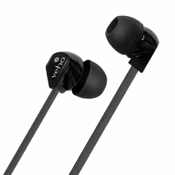Veho VEP-003-Z1-G 360 Stereo Noise isolating Earphones with flex 'anti' tangle cord system