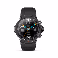 Veho Kuzo F1-S GPS Sports Smartwatch - Black, 3.3 cm (1.3"), AMOLED, Touchscreen, GPS (satellite), 52.8 g