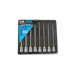 8pc 3/8" Long Ball End Hex Allen Bit Key Sockets 3mm - 10mm