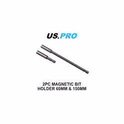 US PRO Tools 2pc Magnetic Screwdriver Hex Adaptor Power Bit Holder