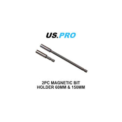 US PRO Tools 2pc Magnetic Screwdriver Hex Adaptor Power Bit Holder