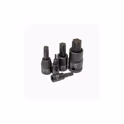 15pc Impact Torx Bit Socket Set 1/4,3/8,1/2" Drive T6-T70