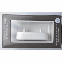 PV11P Wall Mounted Twin Charger, Oral B & Braun Electric Toothbrushes