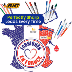 BIC Matic Original Mechanical Pencils 12 Pack 0.7mm Assorted Colours