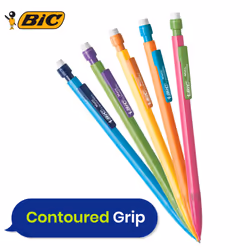 BIC Matic Fun Mechanical Pencils 0.7mm 10-Pack with Refills and Eraser
