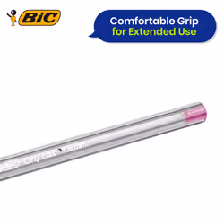 BIC Cristal Fun Pink Ballpoint Pens 20 Pack for Smooth Writing