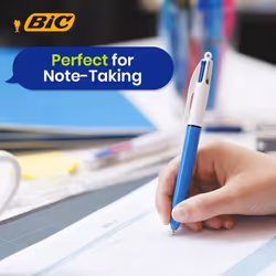 BIC 4 Colours Original Ballpoint Pens Pack of 12 Assorted Ink