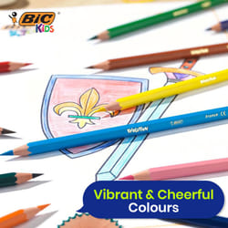 BIC Kids Colouring Set with Felt Tip Pens Graphite Pencils Crayons
