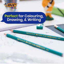 BIC Kids Colouring Set with Felt Tip Pens Graphite Pencils Crayons